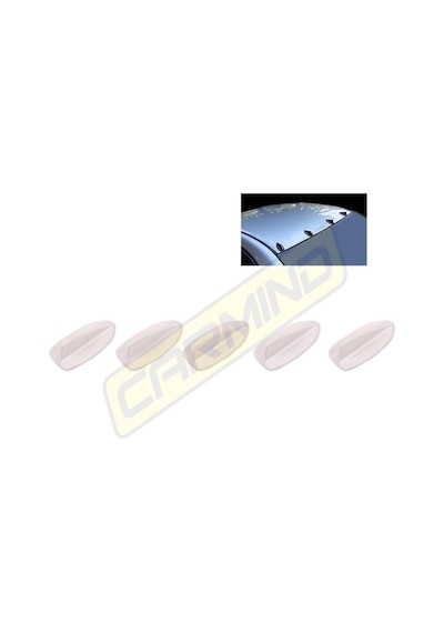 Otomarketin Mini 5 Li Balık Sırtı Anten Beyaz