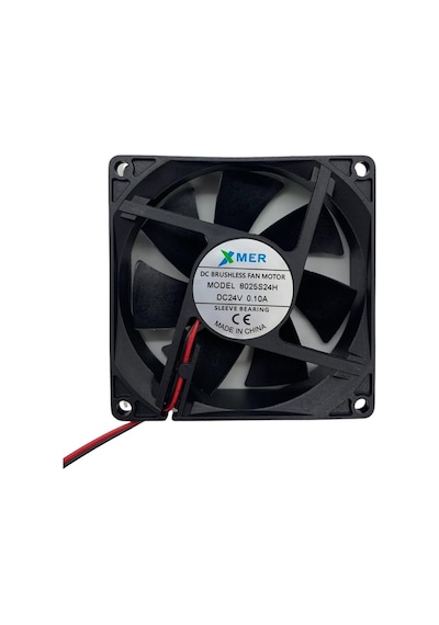 80X80X25mm 24V 0.10A 2P XMER FAN