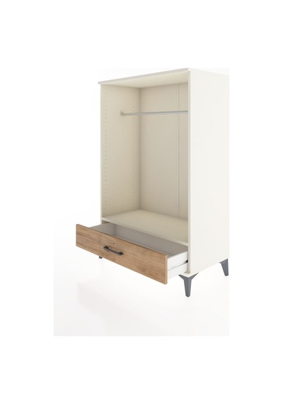Hyperion Dolap Tek Raflı Tek Çekmeceli Tek Askılı 88x44x134 A... Aytaşı