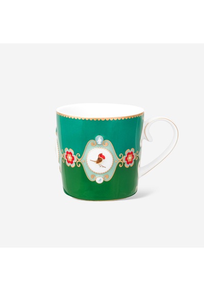 Yeşil Porselen Kupa 150 Ml