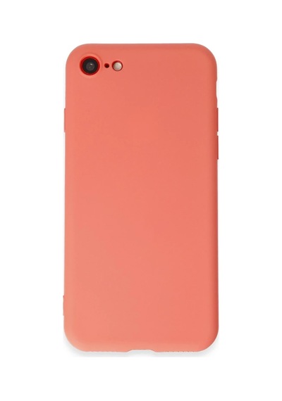 Apple İphone 7 Kılıf First Silikon - Turuncu 0.2M-Çok Renkli