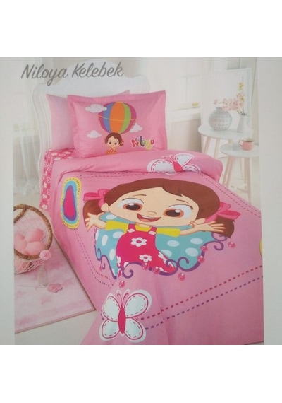 Özdilek Niloya Kelebek Tek Kişilik Nevresim Takımı Özdilek