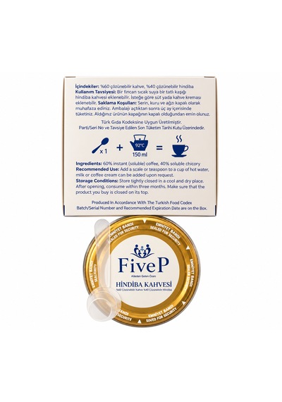 Fivep Hindiba Kahvesi 150 Gr Çözünebilir