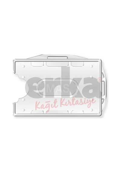 Kart Kabı- Mas Plastık Cıft Yuz 54X8 Seffaf