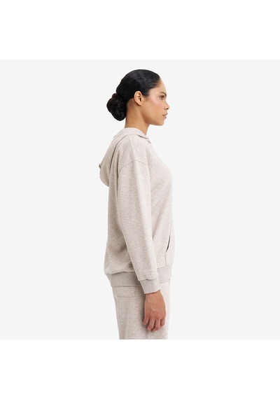 Lescon Bej Kadın Kapüşonlu Sweatshirt 26s-2205-26n