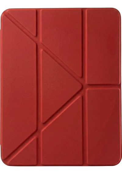 Ps Apple Uyumlu iPad Air 13 İnç M4 / M3 / M2 Tri Folding Standlı Kılıf - Kırmızı Kapaklı Kılıf Ps Apple Uyumlu iPad Air 13 İnç M4 / M3 / M2 Tri Folding Standlı Kılıf - Kırmızı Kapaklı Kılıf