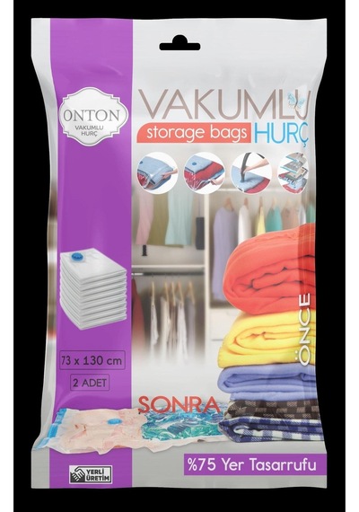 Onton Ikili 73x130 Vakumlu Hurç Plastik Beyaz Diğer