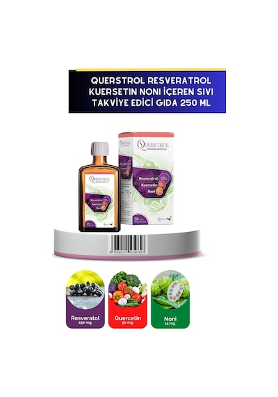 Resveratrol Kuersetin Içeren Sıvı 250 Ml