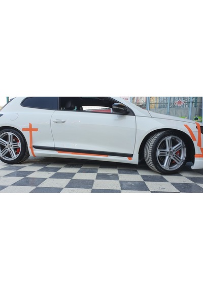 Scirocco R Plastik Boyasız Marşpiyel Takımı
