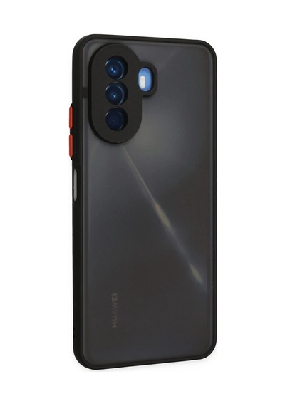 Huawei Nova Y70 Kılıf Montreal Silikon Kapak - Siyah 0.2M-Çok Renkli