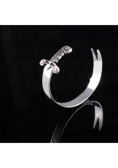 Omar Silver Erkek Zülfikar Model 925 Ayar Gümüş Bileklik