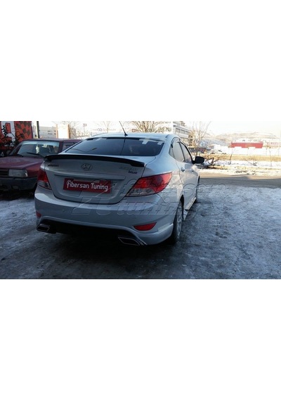 Accent Blue Spoiler ----Fibersan Tuning N11.2425