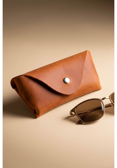 Oh Deer Leather Hakiki Crazy Deri Gözlük Kabı Diğer