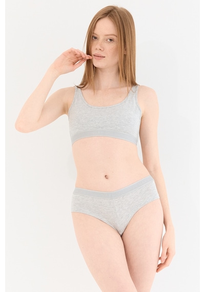 Naphor Touch Gri Boyshort Külot