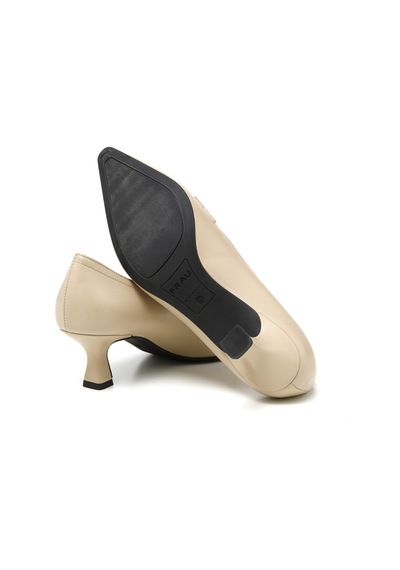 Topuklu/ Stiletto Kadın Diğer 64n0 Frau Nappa Alpaca Beige Çok Renkli