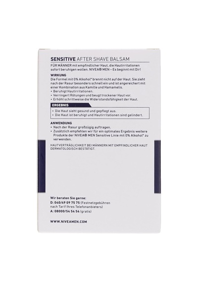 Erkek Hassastıraş Sonrası Balsam Hassas 100 Ml,e Vitamini,provitamin B5,alkolsüz Formül,hassas Ciltler İçin Rahatl 01709173