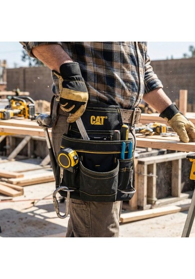 Cat Da980567 Çift Askı Kancalı Ağır Hizmet Bel Alet Çantası Fr Da980567