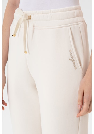 U.S. Polo Assn. Kadın Krem Şardonlu Jogger Eşofman Altı 50313581-VR071