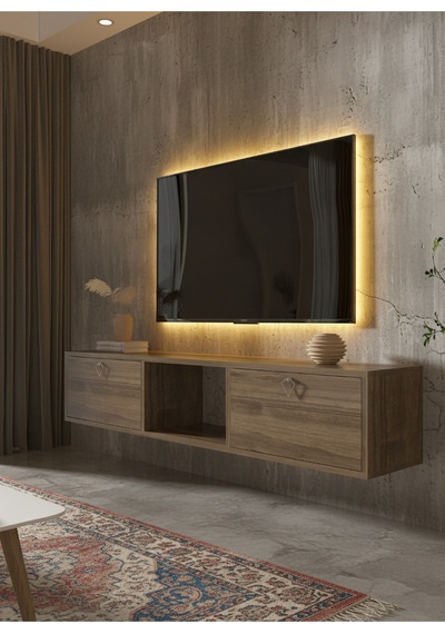 Resital Tv Ünitesi S1832-2 Ceviz Ceviz