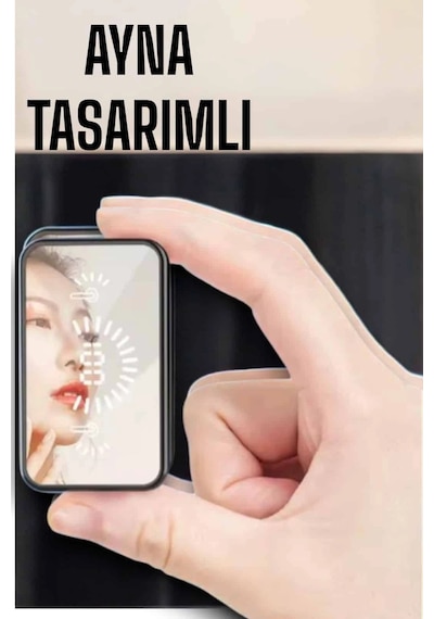 Mey İthalat Aynalı Bluetooth Kulaklık Telefon Standlı Dijital Göstergeli