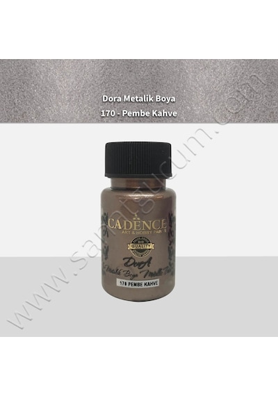 Cadence Dora Simli Metalik Boya 50 Ml. 170 Pembe Kahve