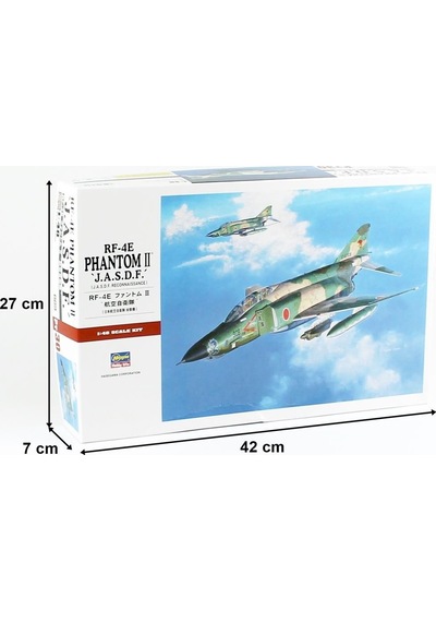 Hasegawa Pt30 7230 1/48 Ölçek, Rf-4e Phantom Iı Jasdf , Savaş Uçağı Plastik Model Kiti-51473