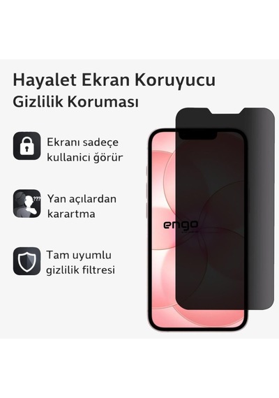 Apple Uyumlu iPhone 17e Hayalet Ekran Koruyucu 9h Nano Şeffaf