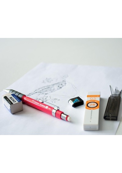Tombow Sh-300 Grip Mekanik Kurşun Kalem, 0,5mm, Koyu Yeşil Genel