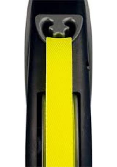 Flexi Giant Neon Sarı Otomatik Köpek Gezdirme Tasması 8 Mt Medium Sarı