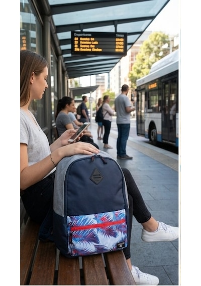Billabong Atom Lacivert Gündelik - Okul Unisex Sırt Çantası