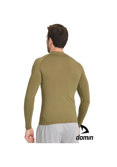 Hnc Sport Erkek Uzun Kol Haki Rahat Fit Compression Spor Body Tshirt
