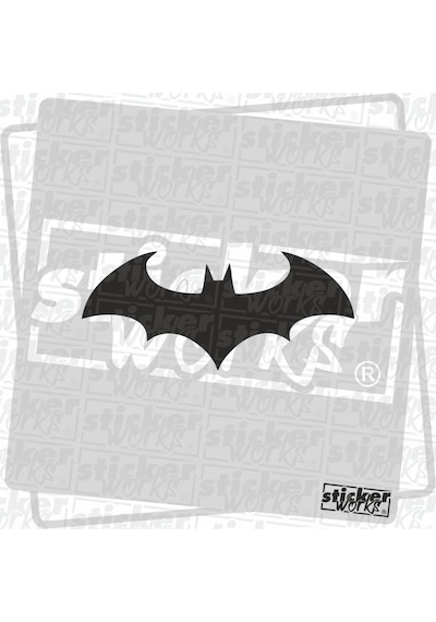 Batman Hologram Sticker Siyah