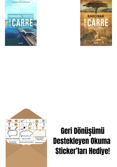 Panama Terzisi + Bahçıvan + Okuma Sticker'ları