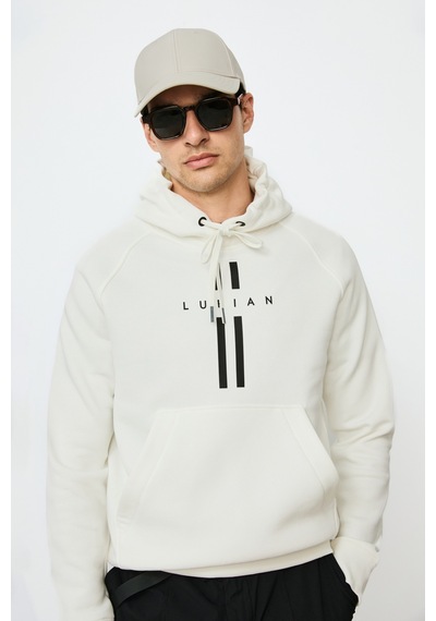 Lufian Decland Erkek Sweatshirt Kırık Beyaz Kırık Beyaz 112030207100510