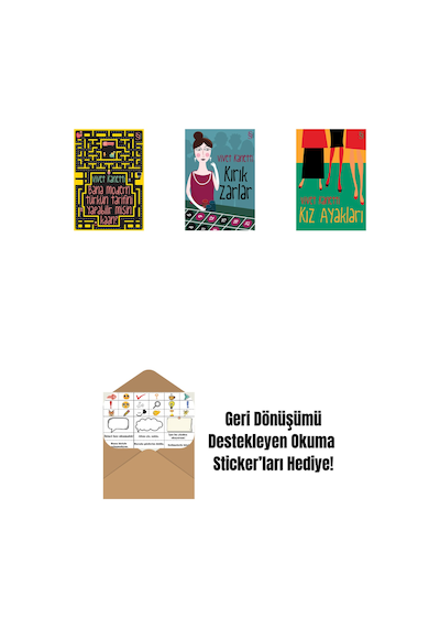 Bana Modern Türkün Tarifini Yapabilir Misin Kaan + Kırık Zarlar + Kız Ayakları + Okuma Sticker'ları