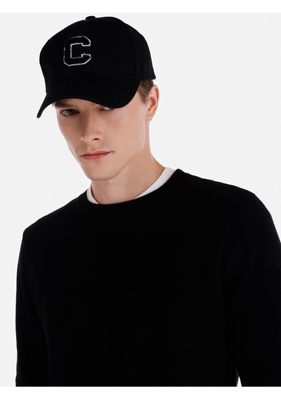 Colin's Colins Regular Fit Bisiklet Yaka Erkek Siyah Kazak 001