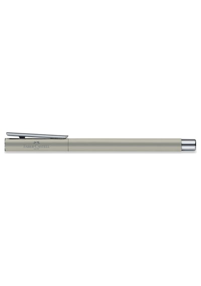 Faber-castell 342100 - Dolma Kalem Neo Slim Paslanmaz Çelik, Uç Genişliği M, Gümüş Mat 165-Koyu Yeşil