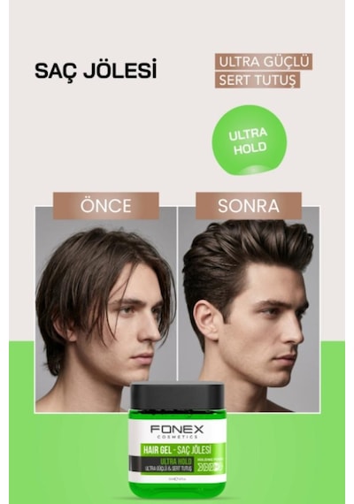 Fonex Ultra Güçlü & Sert Tutuş Jöle 150 Ml Yeşil