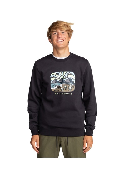 Billabong Shine Erkek Sweatshirt Siyah
