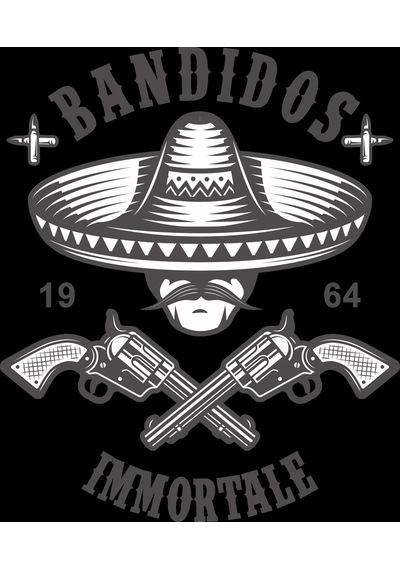 Bandidos Sticker 10x10 Cmrenkli Sticker