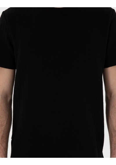 Pierre Cardin Erkek Siyah Tişört 50302581-vr046 Siyah
