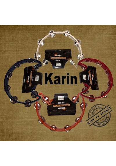 Karin Profesyonel Yarım Ay Pvc Kasnaklı Mt-4 Zilli Tef