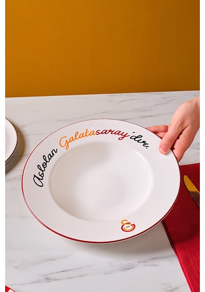 Karaca X Galatasaray Makarna Tabağı Kırmızı