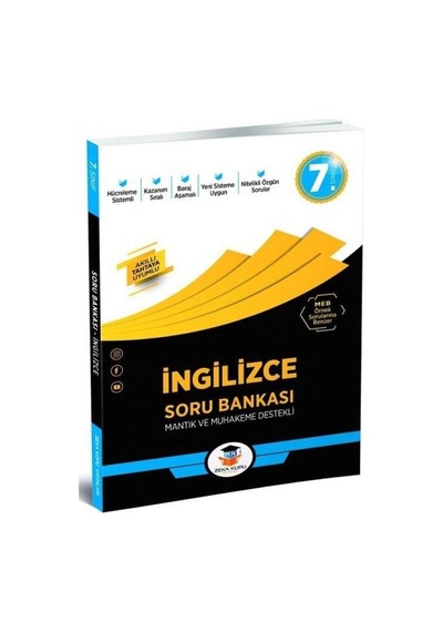 7. Sınıf İngilizce Soru Bankası -  Zeka Küpü Yayınları