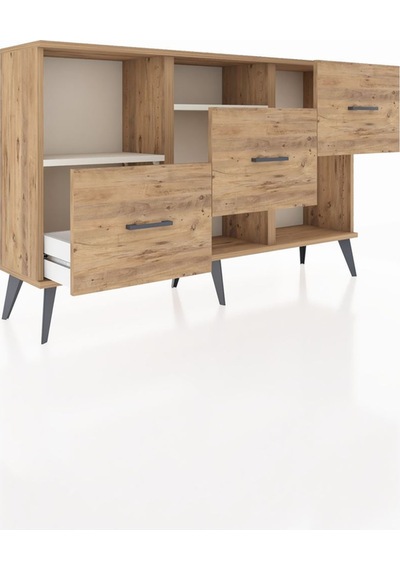 Arges Konsol 2 Raflı 3 Çekmeceli 132x30x83 Çam-aytaşı/çam Aytaşı/çam Arges Konsol 2 Raflı 3 Çekmeceli 132x30x83 Çam-aytaşı/çam Aytaşı/çam