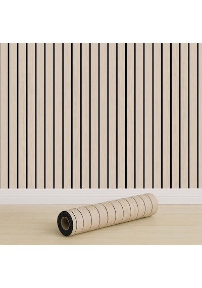 Brano Kendinden Yapışkanlı Duvar Lambiri 40 Cm X 280 Cm Krem