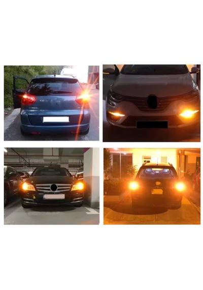2 Adet 144 Led Turuncu Renk 93 Tip Tek Duy Stop Ampulü