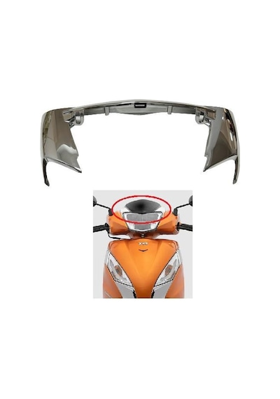 Tvs Jupiter 125 Far Üstü Nikelaj Parça Tvs Fabrika Ürünü