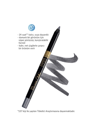 Power Stay Jel Eyeliner Steel