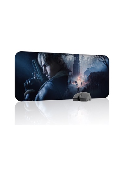 Resident Evil Kaymaz Dikişli Kauçuk Oyuncu Mousepad V1 - 70x30 Xl Gaming Mouse Pad Fare Altlığı